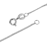 Sterling silver chain and clasp