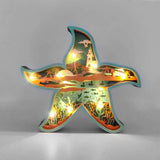 Reef In Starfish Carving with Lights