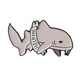 ‘Help me’ Nurse Shark Brooch Pin