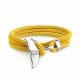 Yellow Whale Tail Bracelet