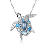 Aqua Sea Turtle Necklace by Citrus Reef