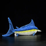 Back view of Blue Marlin Plush