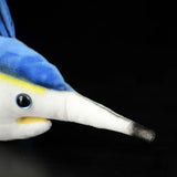 Spear detail view of Blue Marlin Plush