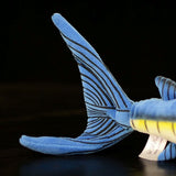 Tail detail view of Blue Marlin Plush