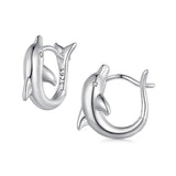 Dolphin Hoop Earrings