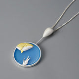 Pendant detail of Whale's Underwater Oasis Necklace