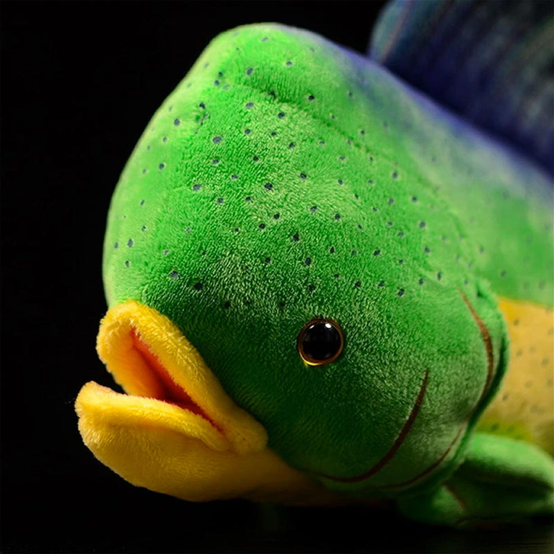 Face detail view of Mahi-Mahi Plush