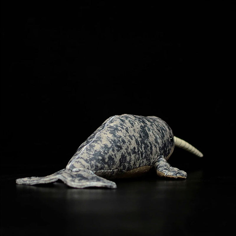 Back view of Narwhale Plush