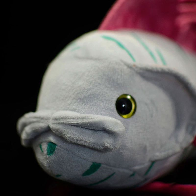 Face detail view of Ribbon Fish Plush