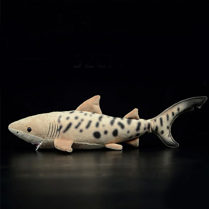 side view of Sand Tiger Shark Plush