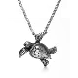 Mens Hawksbill Turtle Necklace