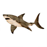 Wooden Shark Wall Decor
