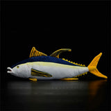 Side view of Yellowfin Tuna Plush