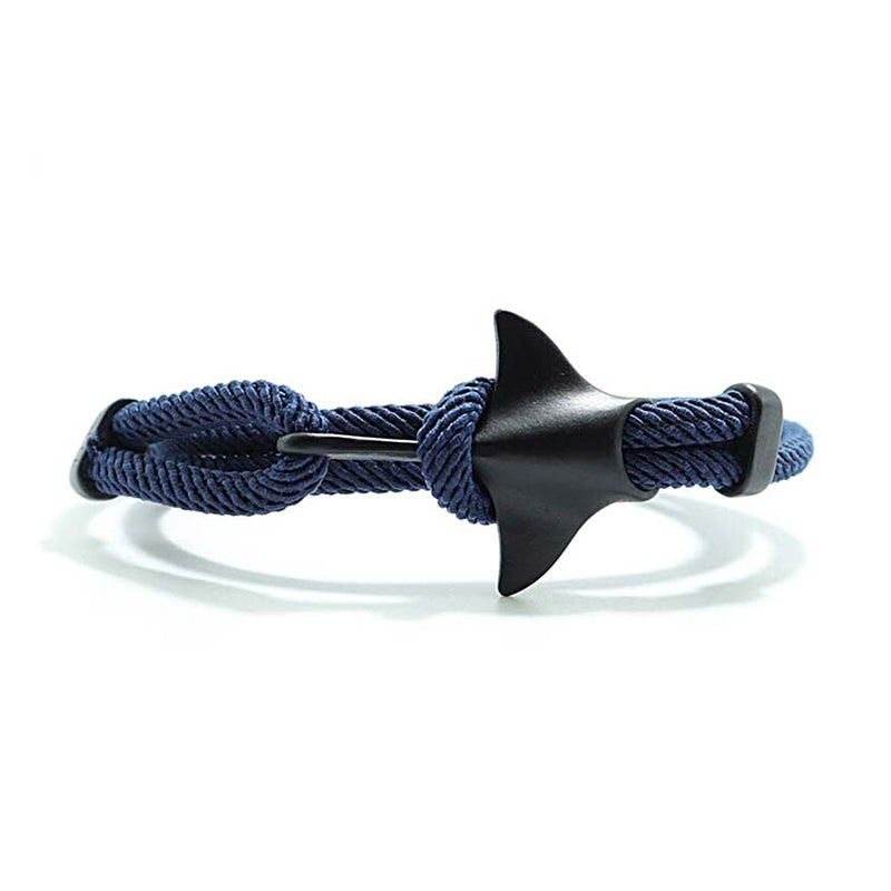Navy & Black Manta Bracelet
