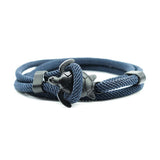 Navy & Black Sea Turtle Rope Bracelet