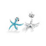 Front and bak of sea star studs