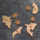 ‘Cosmic Whales’ Whale Brooch Pins