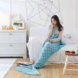 Blue Luxury Adults Mermaid Blanket