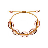 Citrus Reef - Rose Cowrie Bracelet