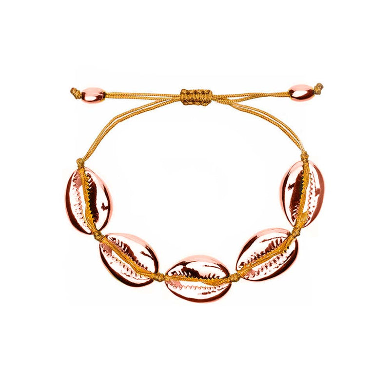 Citrus Reef - Rose Cowrie Bracelet