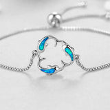 Close up of the Dancing Dolphins Bracelet