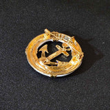 Back of Nautical Brooch