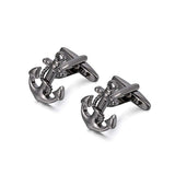 Gunmetal Anchor Cufflinks