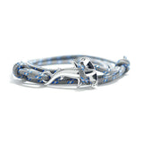Gray Rope & Silver Hammerhead Bracelet