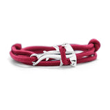 Red Rope & Silver Hammerhead Bracelet