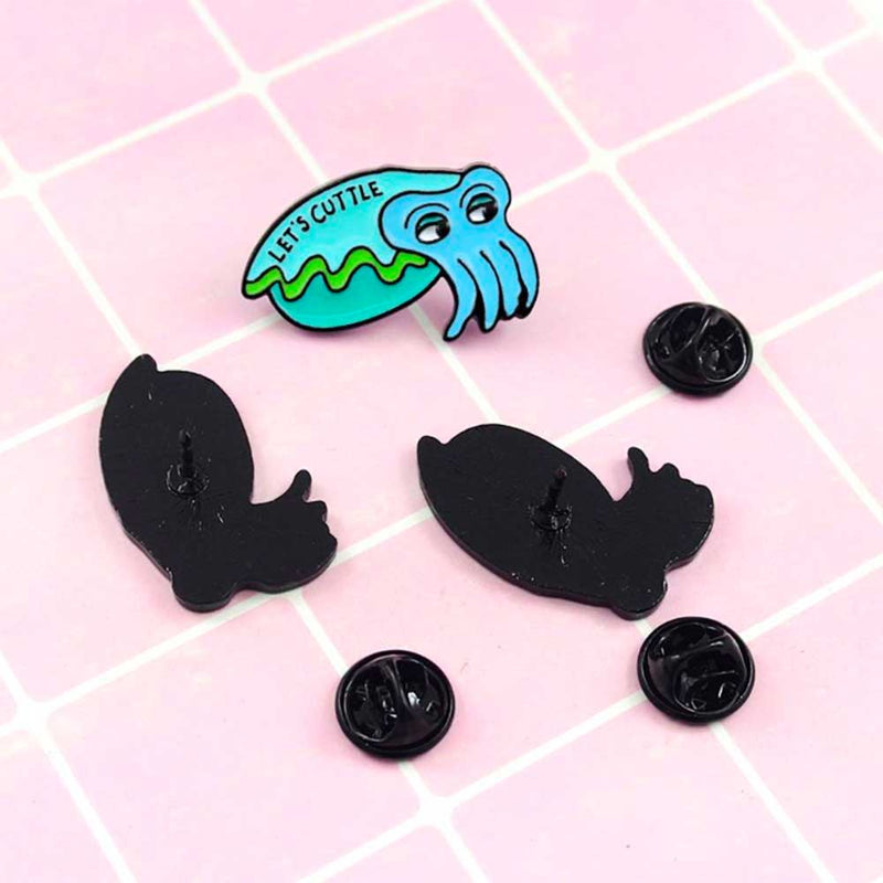 Cosmic Whales' Whale Brooch Pins