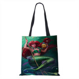 The little Mermaid Tote Bag with Flounder