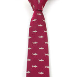 Burgundy Shark Tie for Men