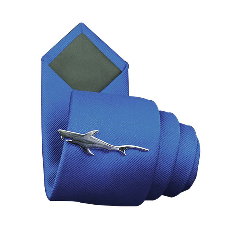 ansen men's fish tie pin in box Mens Thresher Shark Tie Pin