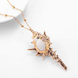 Murex Shell Pendant with Gold detail