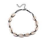 Black Cowrie Shell Choker