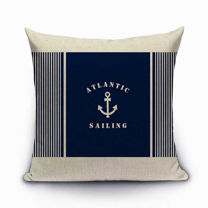 Atlantic Sailing pillow cover