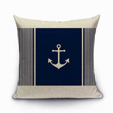Large Anchor pillow cover