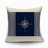 Nautical Compass pillow cover