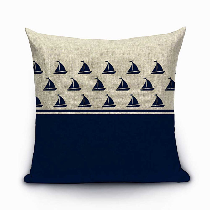 Sail Boats Pillow Print