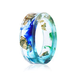 Side view of Ocean Resin Ring