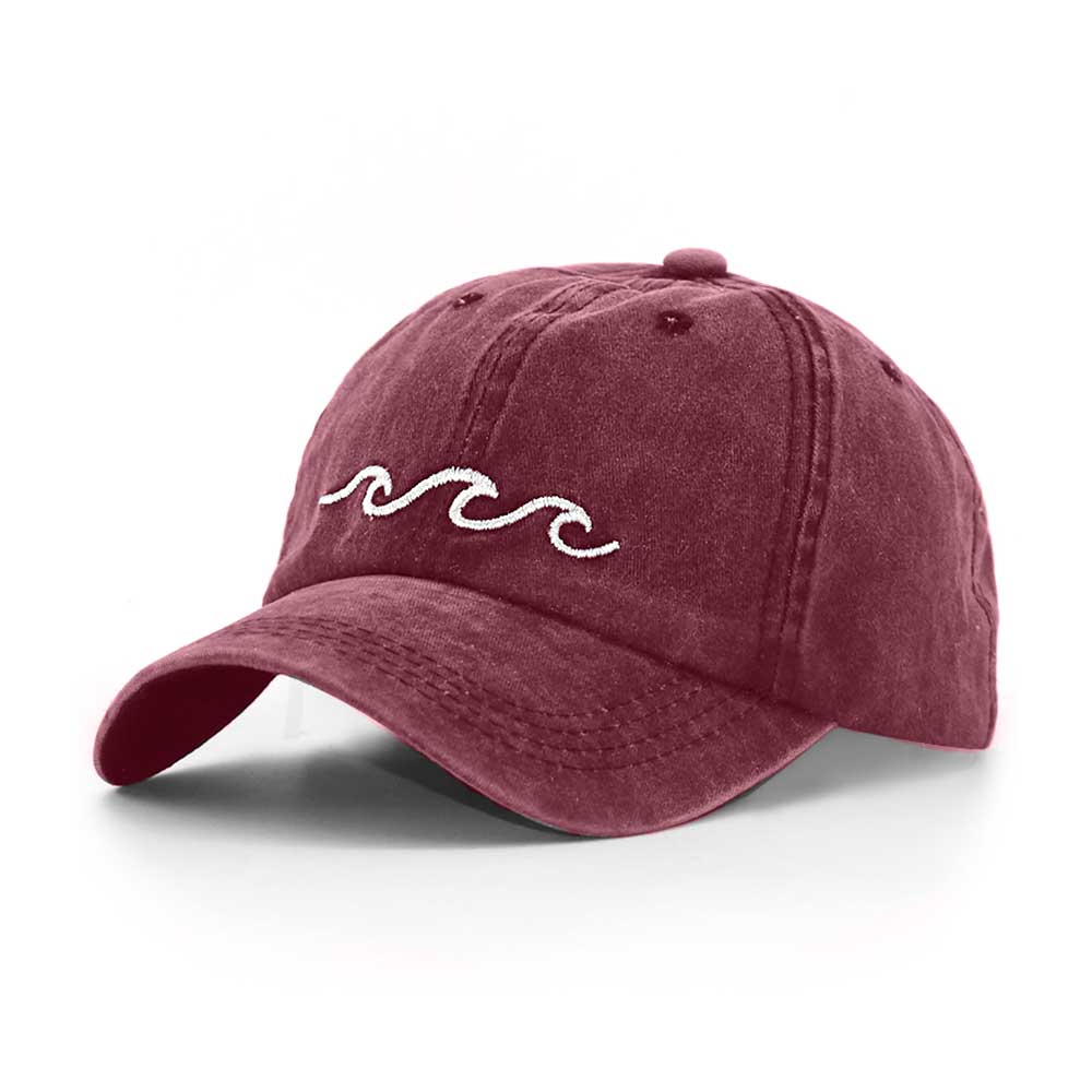 ★REST&RECREATION★ WAVE LOGO WASHING BALL CAP WAVE LOGO WASHING BALL CAP - CHARCOAL - rest and recreation