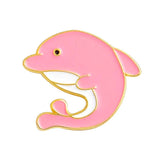 Cute Pink Dolphin Pin