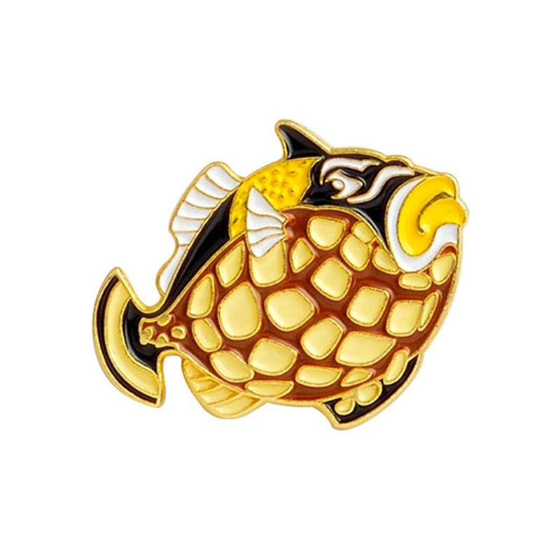 Trigger Fish Brooch Pin