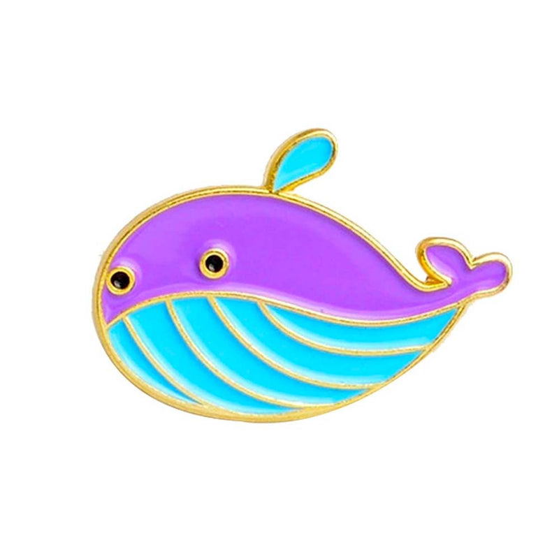 Cute Whale Brooch Pin