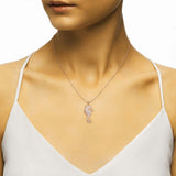 Sparkling Gold Seahorse Necklace