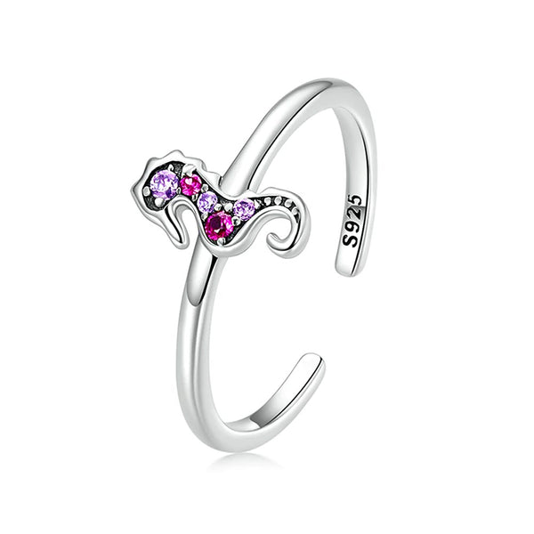 Sterling Silver Pygmy Seahorse Ring