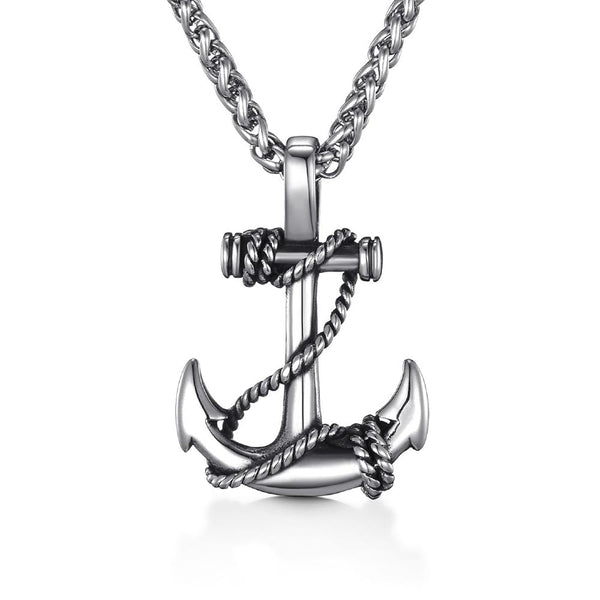 Silver Anchor Necklace