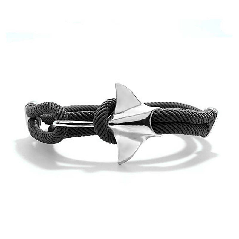 Black & Silver Manta Bracelet