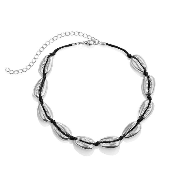 ネックレス・チョーカー Shell Necklace (Silver) Silver Seashell Choker | Citrus Reef