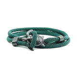 Green & Black Sea Turtle Rope Bracelet